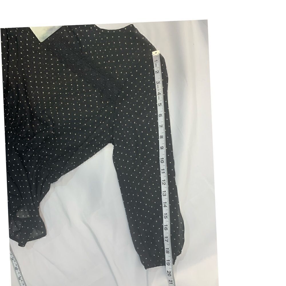 Lily rose black polkadot cinched waist - Picture 5 of 12